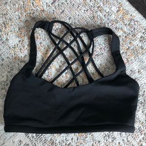 Lululemon sports bra black